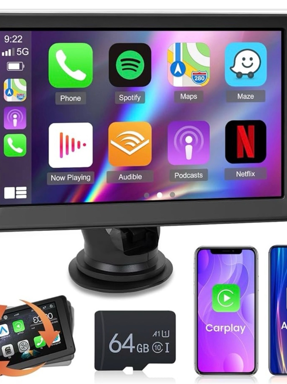 Wireless CarPlay screen